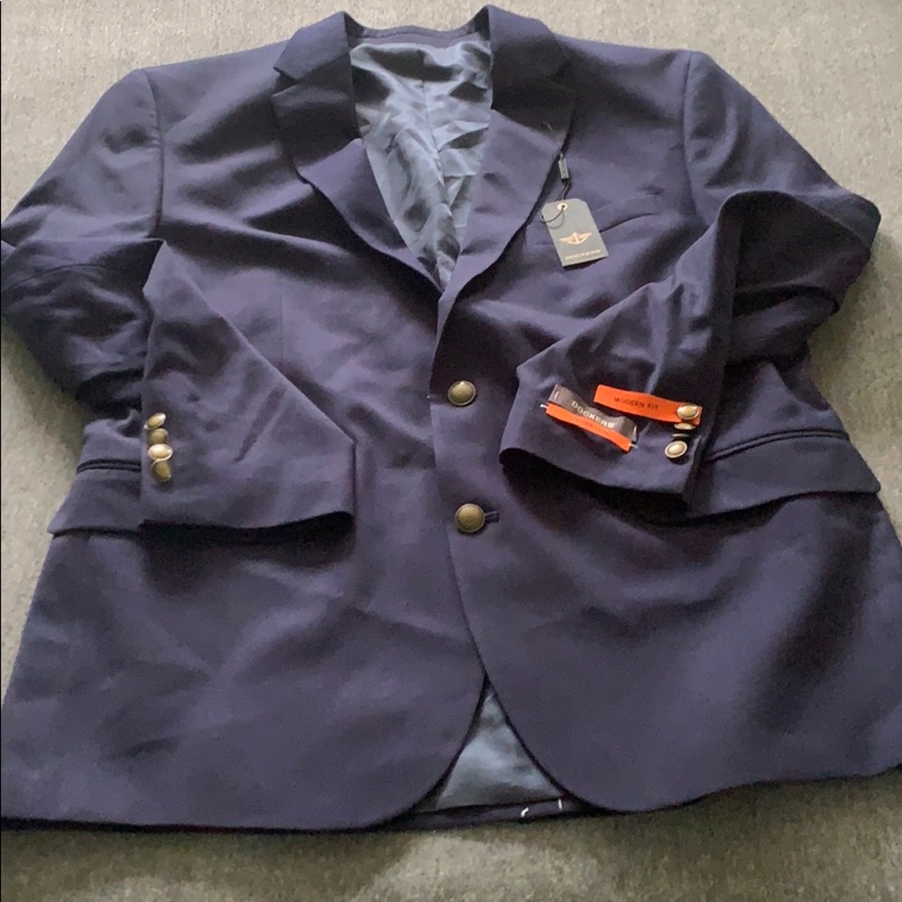 Dockers navy blue sport coat -  NWT